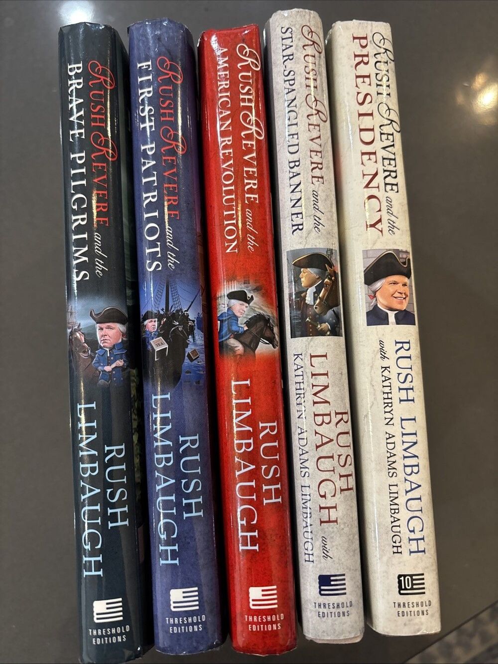 Rush Revere Series Set Of 5 Hardcover Books Rush & Kathryn Adams Limbaugh School